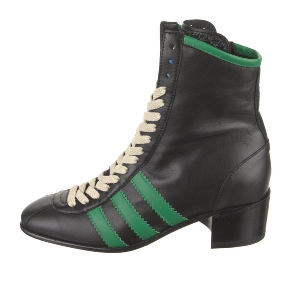 Gucci x Adidas Leather Boots - Picture 1 of 6